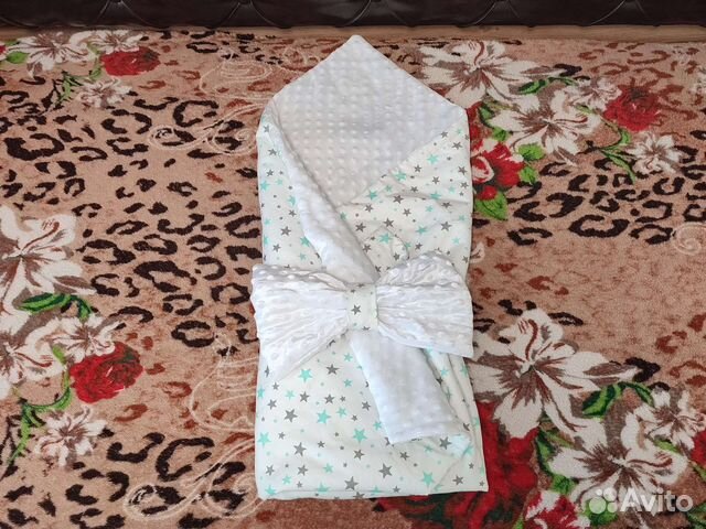 Конверт плед на выписку весна