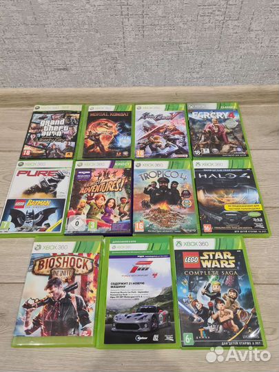 Игровые диски xbox 360 оригинал и LT