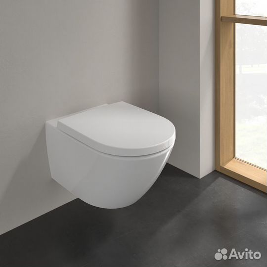 Унитаз подвесной Villeroy&Boch Subway 3.0 с сиден