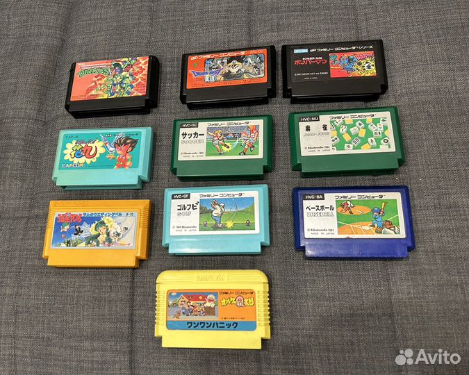 Картриджи Famicom (Dendy) Обновление 01.08