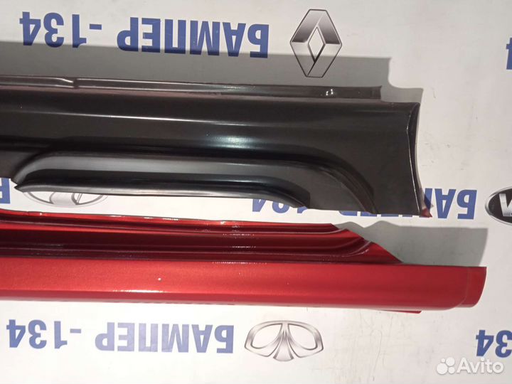 Накладки на пороги Лада Калина 1 Калина-104