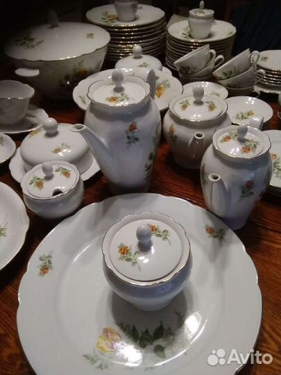 Сервиз столовый гдр посуда