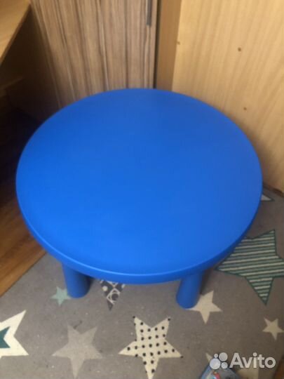 Детский стол и стул IKEA маммут