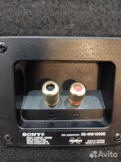 Сабвуфер Sony Xplod 1800w