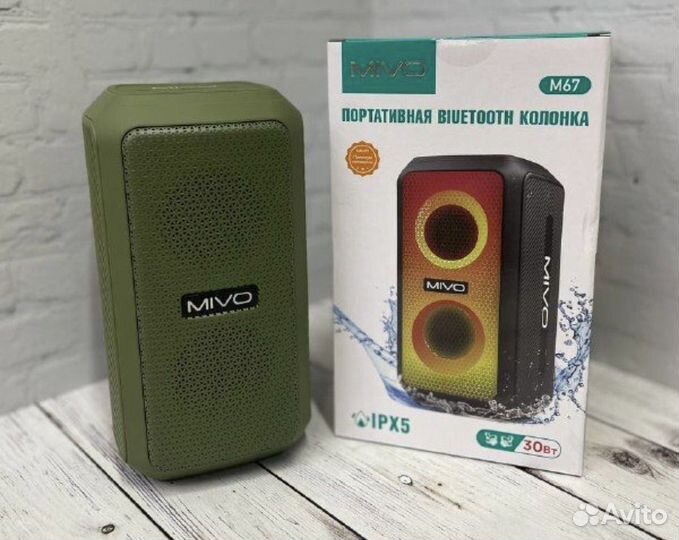 Портативная Bluetooth колонка Mivo M67 /IPX5/30W