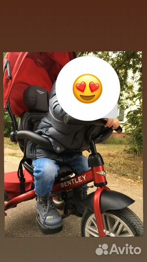 Детский трехколесный велосипед bentley