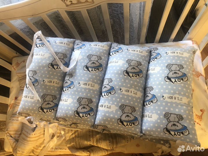 Бортики в детскую кроватку