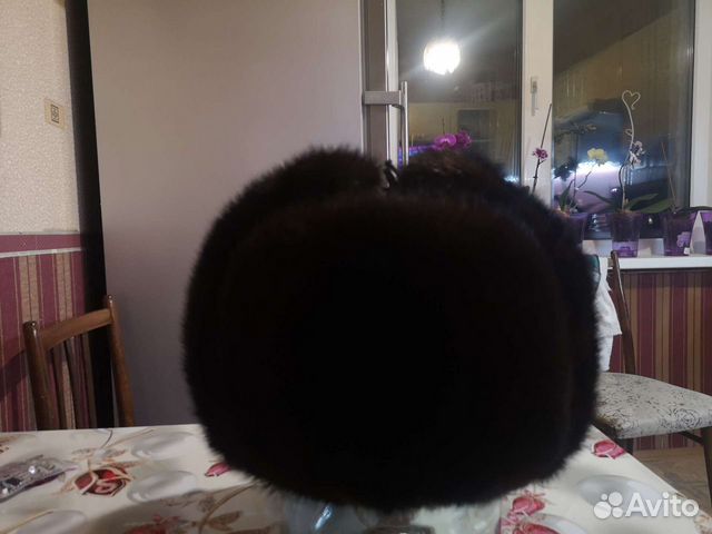 Норковая шапка мужская