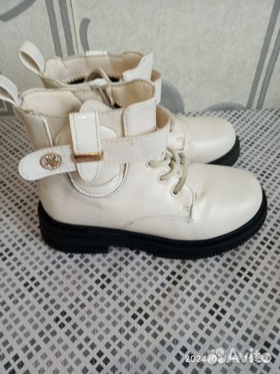 Ботинки демисезонные для девочек 31 размер