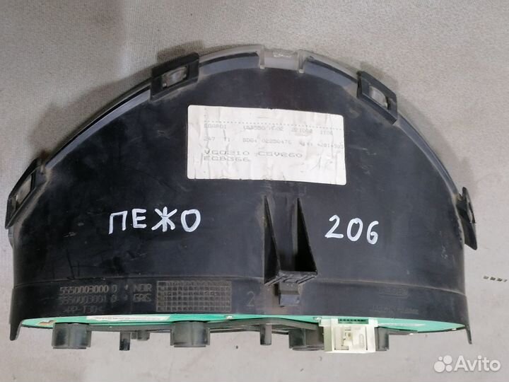 Панель приборов для Peugeot 206 1998-2012