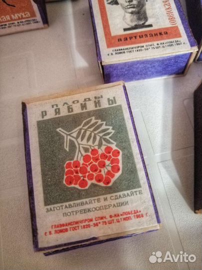 Спички СССР в деревянном коробке