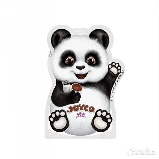 Конфеты драже Джойко Панда Молочное 50г