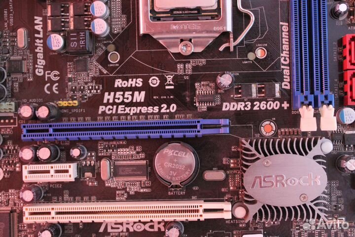 Материнская плата 1156 +i3 530