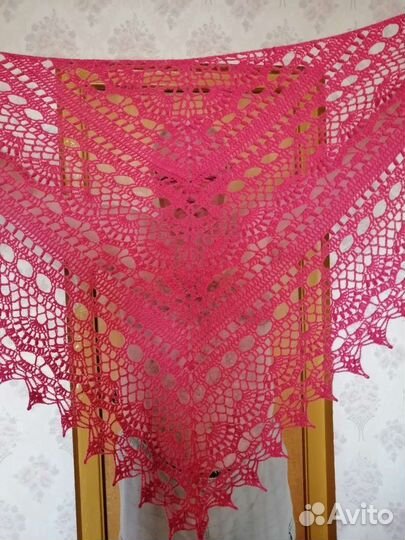 Шаль ручной работы