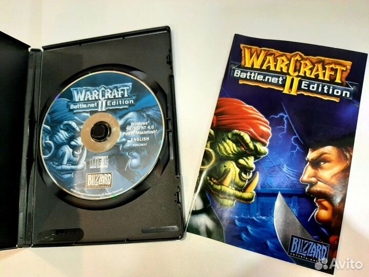 Warcraft 2 лицензионный диск (cd)