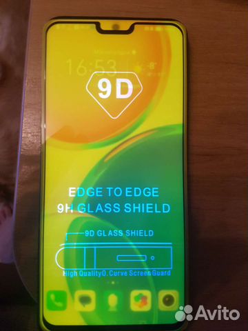 Защитное стекло Honor 8X новое