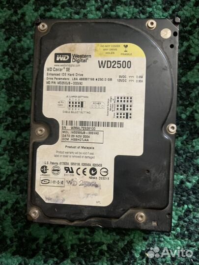 Жесткий диск wd