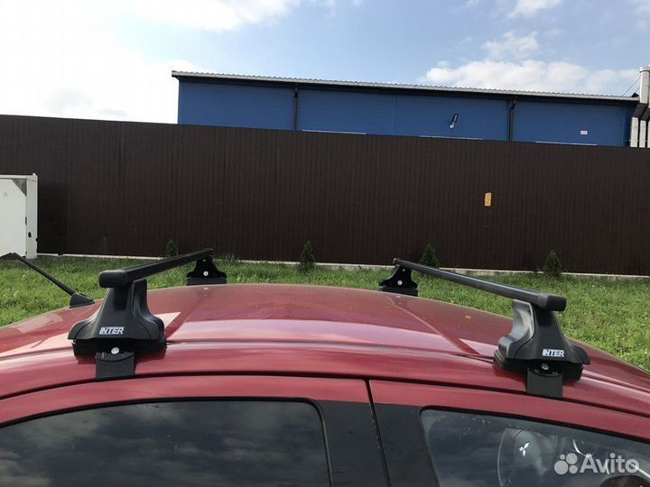 Поперечины inter на гладкую крышу за проем 20х30