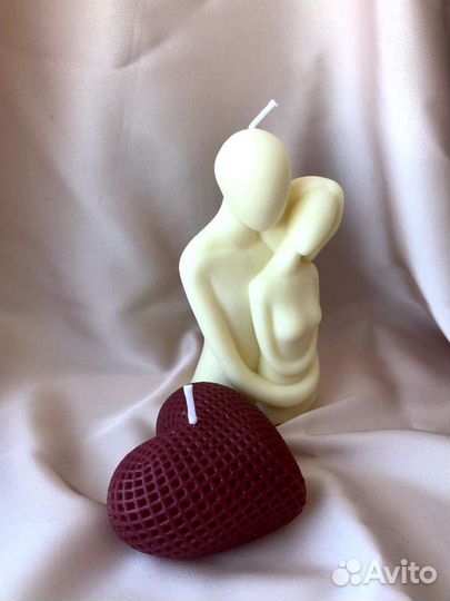 Свечи пара влюбленных