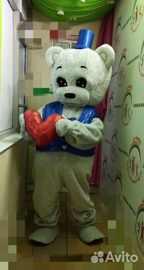 Ростовая кукла Мишка серый