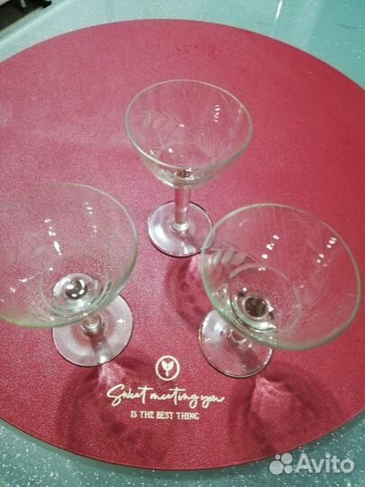Рюмки с алмазной обработкой (cccp)