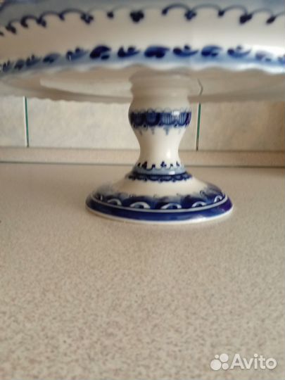 Тортница гжель