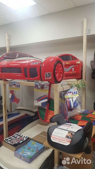 Детская кровать машина 3D город