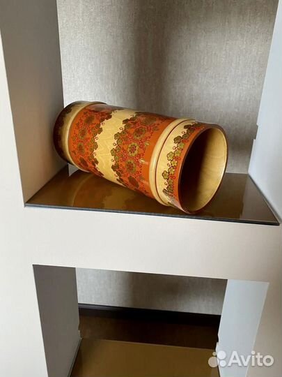 Ваза для цветов хохлома