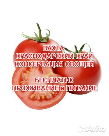 Вахта на консервном заводе мужчины/женщины