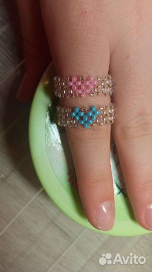 Кольцо из бисера