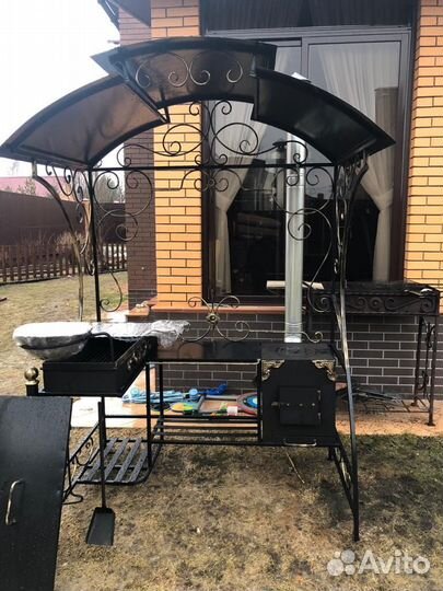 Кованый мангал для дачи