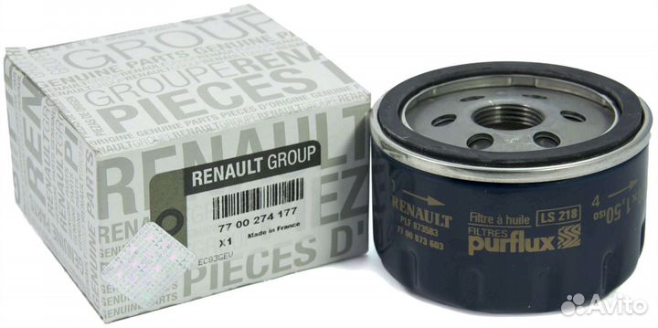Фильтр масляный двигателя Renault