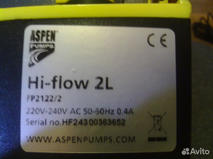Помпа дренажная aspen Hi Flow 2