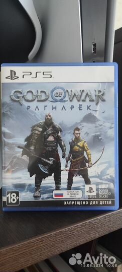 Диск playstation 5 God of war Ragnarok Бог войны