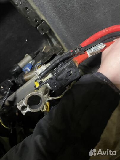Плюсовой провод акб с пиропатроном Bmw X5 E53 рест