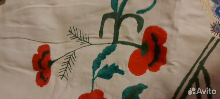 Старинное шитье коврики- занавески