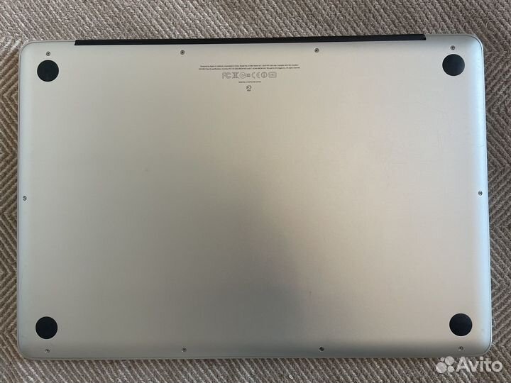 Macbook pro 15:новАКБ+i7+SSD+740Gb+16RAM+Sonoma