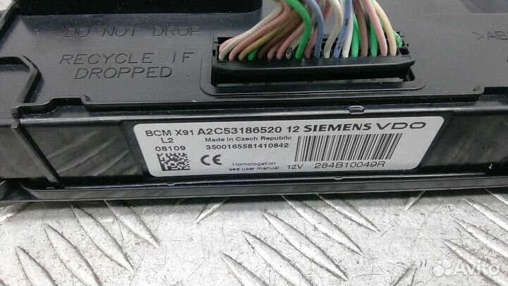 Блок комфорта Renault Laguna