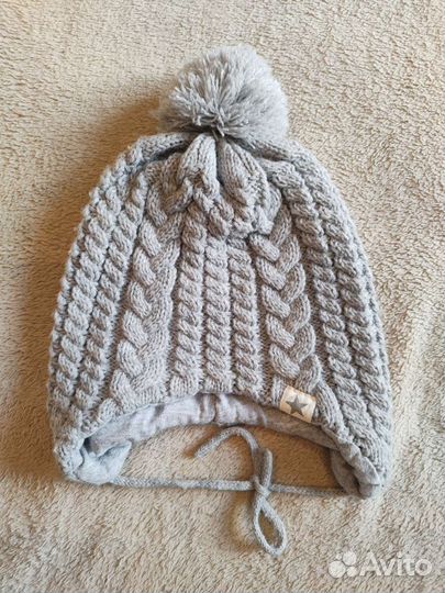 Шапки детские для девочки 6-12 мес