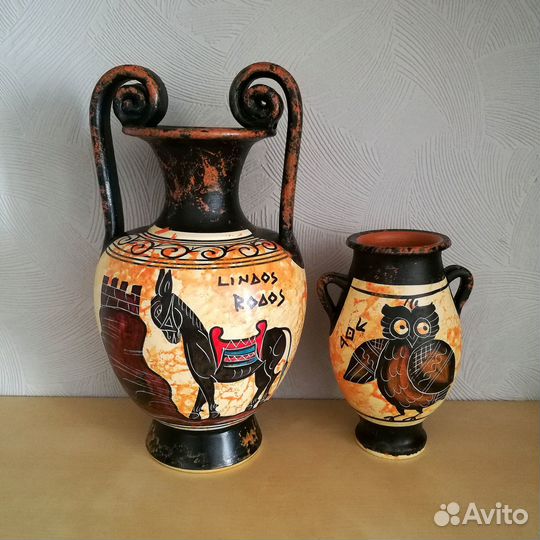 Вазы из Греции, ручная работа