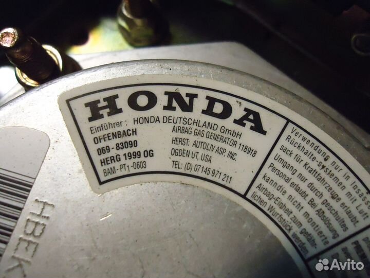 77800-S04-E71 Подушка безопасности honda