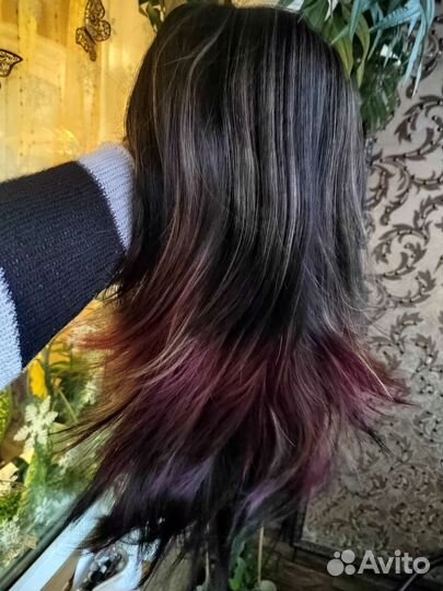 Парик красивый колорированыц. Новый