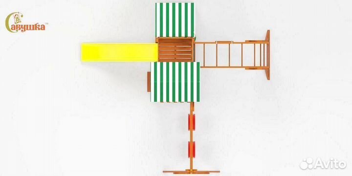 Площадка для дачи Савушка TooSun 4 Plus с песочниц