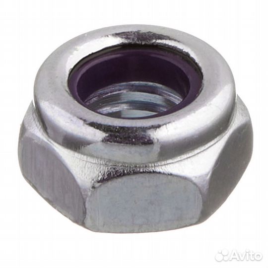 Гайка самоконтрящаяся оцинкованная M6 DIN 985 (200