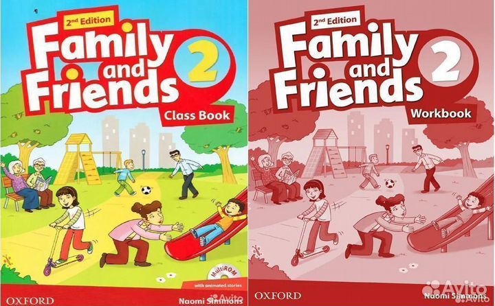 Family and friends 2 уровень Classboоk+Wоrkbook