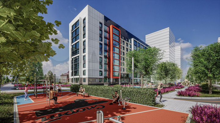 2-к. квартира, 46 м², 3/18 эт.