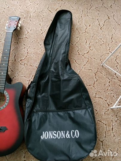 Акустическая гитара 6 струнная бу