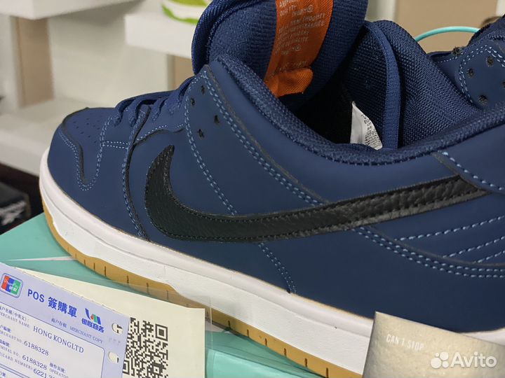 Кроссовки nike sb dunk blue