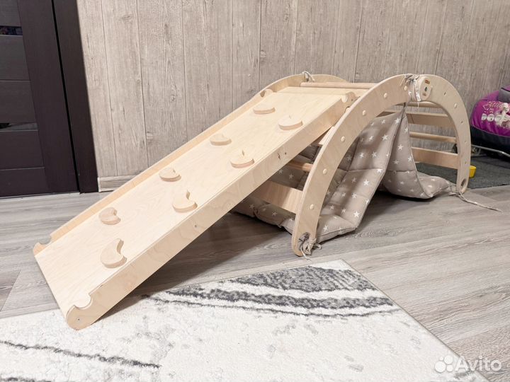 Арка пиклера с горкой и матрасом