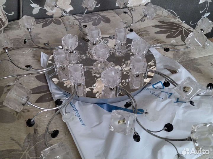 Люстра потолочная светодиодная бу